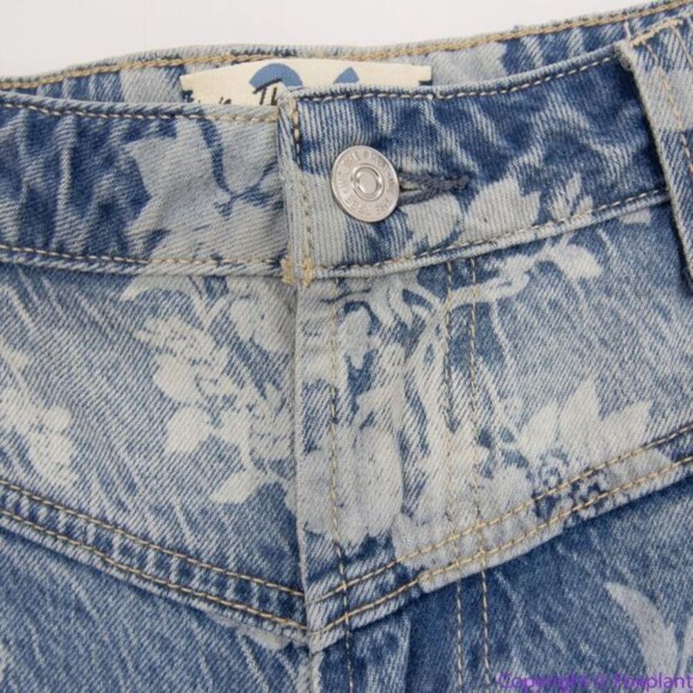 New! Free People Naiomi floral print‎ flare jeans, 26 - Picture 10 of 15